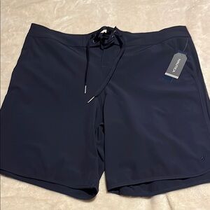 Nautica Men's Dark Blue Swim Board Shorts